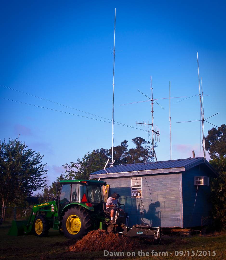 Tower installation progress